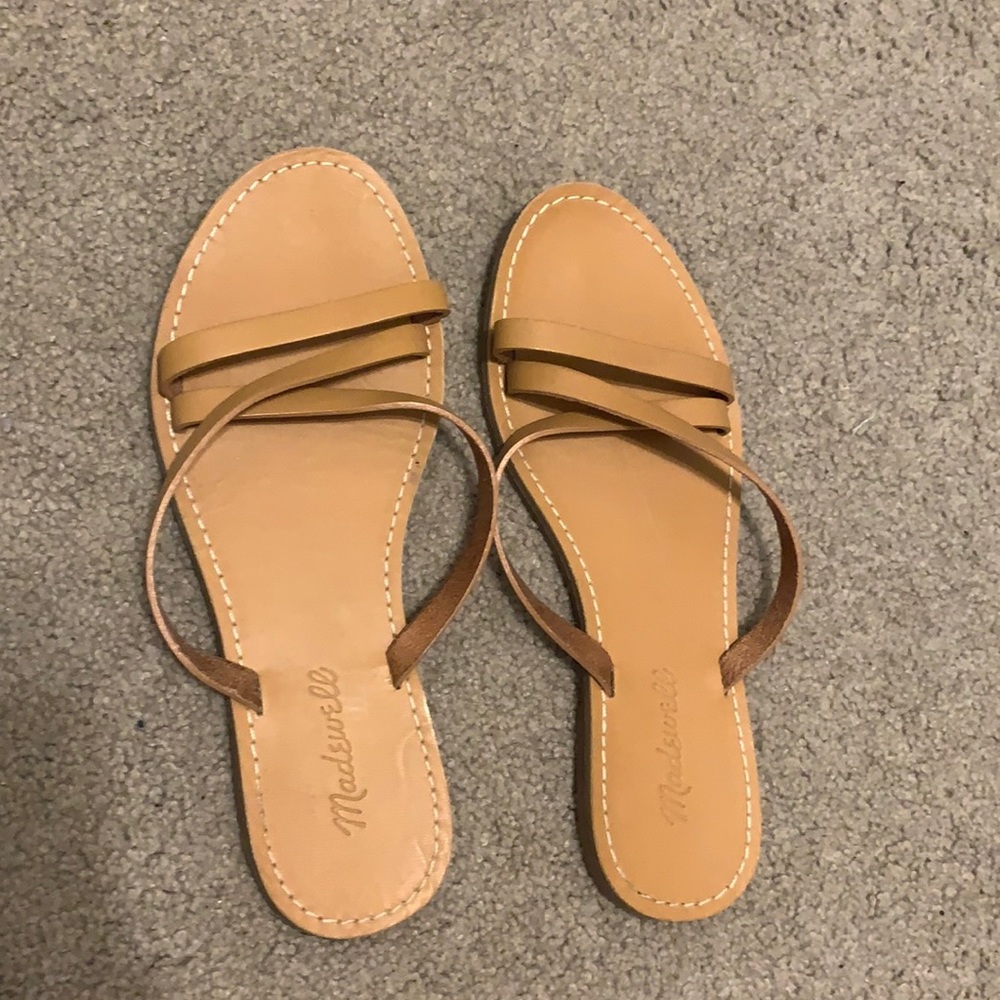 Madewell Boardwalk Skinny-Strap Slide Sandal